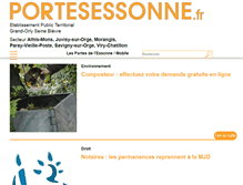 Tablet Screenshot of portesessonne.fr